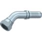 Embout Femelle BSP Cône 60° - Coude 45° - DN 3/8 - Ø Int. tuyau 10 - 3/8