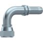 Embout Femelle JIC 90° - Cone 74° - 1"1/16 - 12F - Ø Int. 24.69 mm - Ø Int. Tuyau - DN 19 mm - 3/4