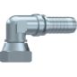 Embout Femelle JIC 90° Compact - Cone 74° - 9/16 - 18F - Ø Int. 12.76 mm - Ø Int. Tuyau - DN 10 mm - 3/8