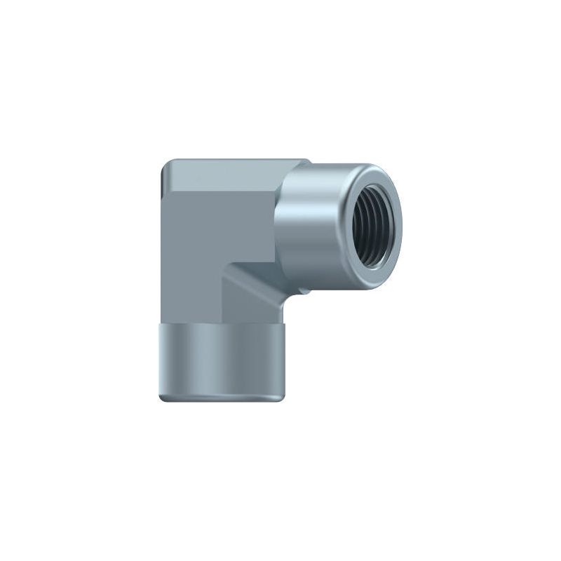 Coude 90º - femelle fixe bsp forgé - 1/4" bsp 1/4" bsp